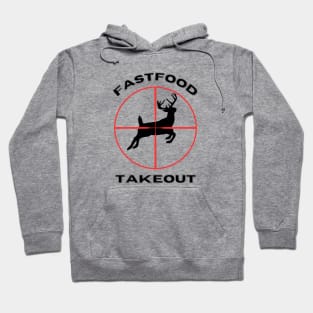 Deer fast food takeout Hoodie